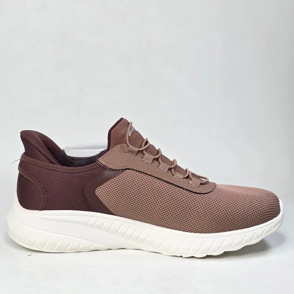 Skechers BOBS Sport Squad Chaos Sneakers Men's 11 Chocolate Brown Slip-Ins Shoes